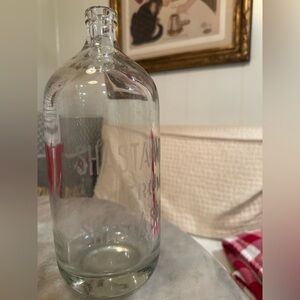Vintage Shasta Water Clear Seltzer Bottle